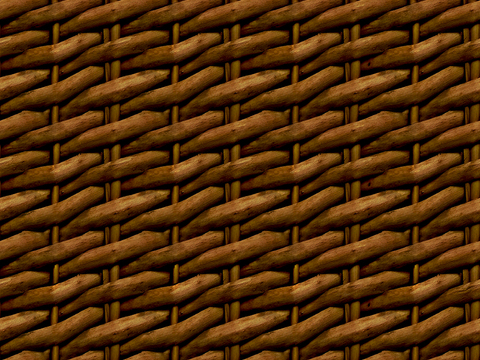 Seamless brown yellow rattan rattan bamboo weave