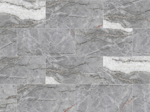 Seamless Modern Grey Marble Stone Geometric Splicing Parquet Pattern Tile Floor Tile Wall Tile