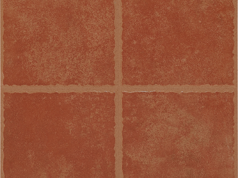 Orange Red American Style Vintage Frosted Tile