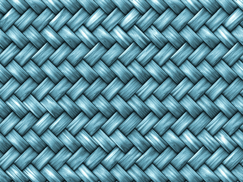 Seamless blue rattan rattan bamboo weave