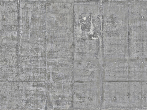 Seamless old concrete cement building exterior wall