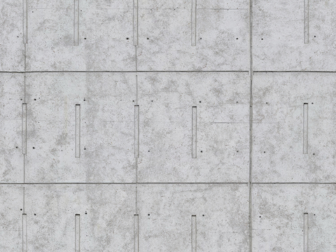 Seamless old concrete cement building exterior wall