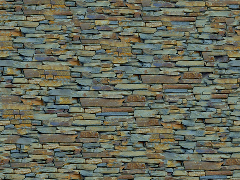 Seamless outdoor architectural culture stone rock stone mosaic wall brick wall ground