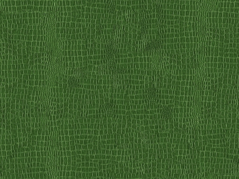 Green textured leather