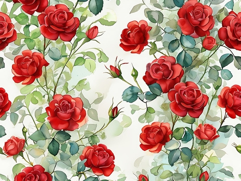 Rose watercolor wallpaper