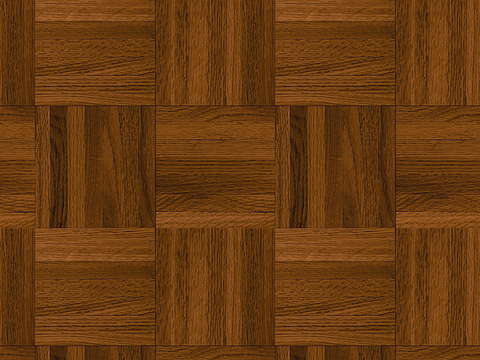 Seamless Geometric Square Parquet Pattern Textured Wood Floor