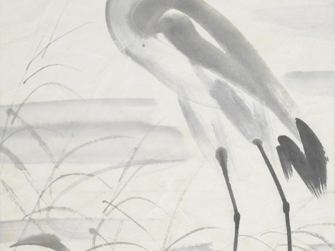 Chinese famous calligrapher and painter Lin Fengmian works Chinese painting