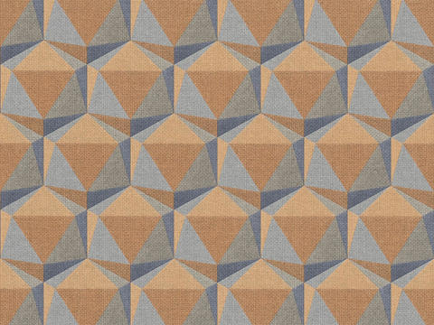 Blue orange geometric wallpaper