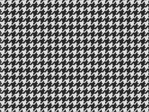 black houndstooth cloth pattern