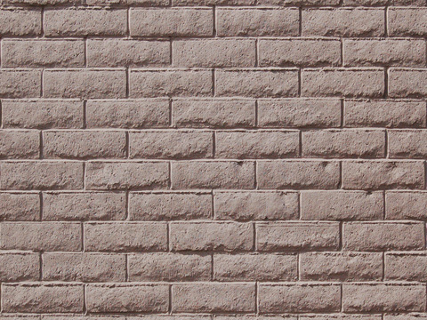 Seamless gray brick wall exterior