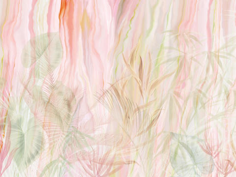 Pink plant wallpaper