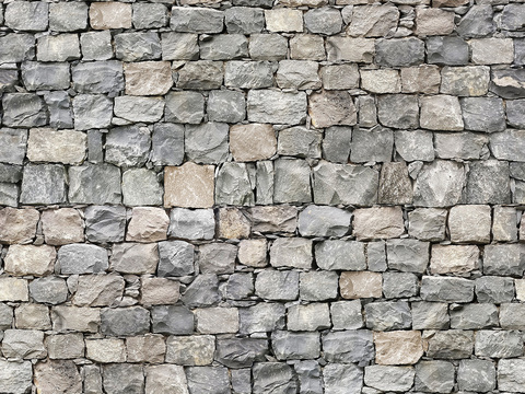 Seamless Grey Outdoor Building Culture Stone Block Granite Wall Tile Wall Floor