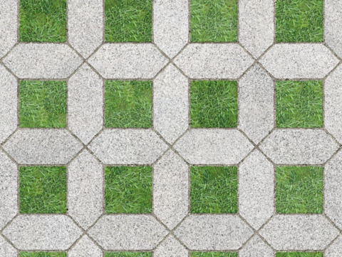 Seamless grass-planting bricks (2)