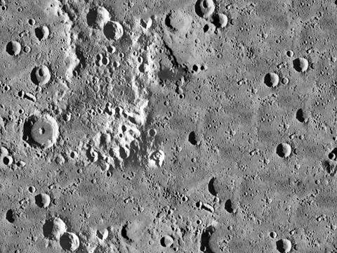 seamless crater lunar surface