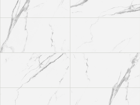 super clear white marble tile