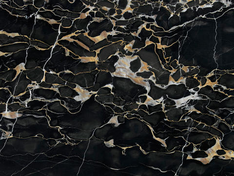 Black Pattern Super Clear Marble