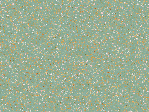 Seamless green terrazzo