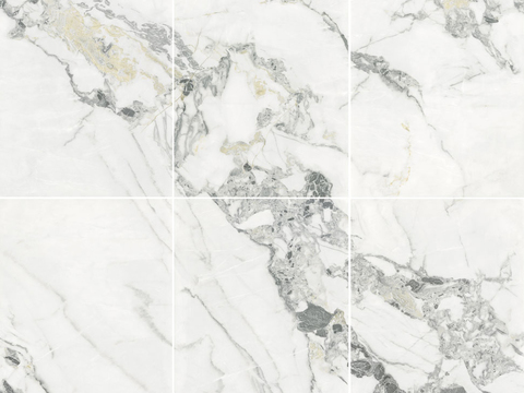 super clear light color floral hemp marble tile