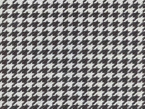 Seamless black and white houndstooth cloth pattern 0