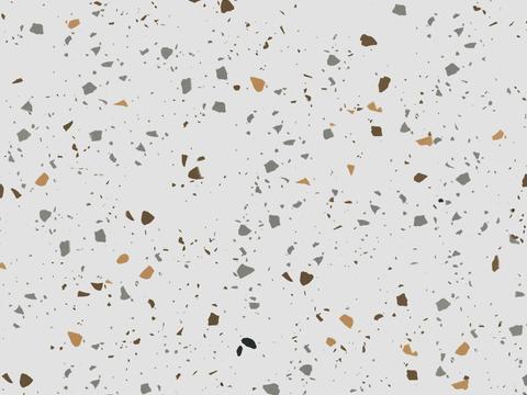 Seamless white small particle terrazzo