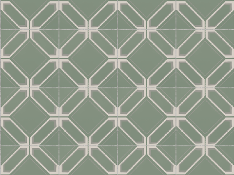 Gray green vintage pattern tiles