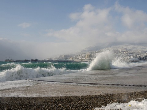 blue sky and sea