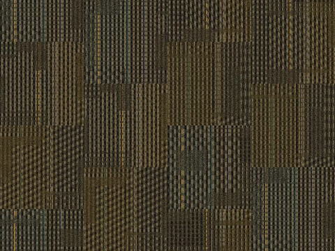 Seamless dark brown geometric office carpet