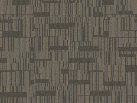 Seamless Dark Brown Geometric Office Carpet