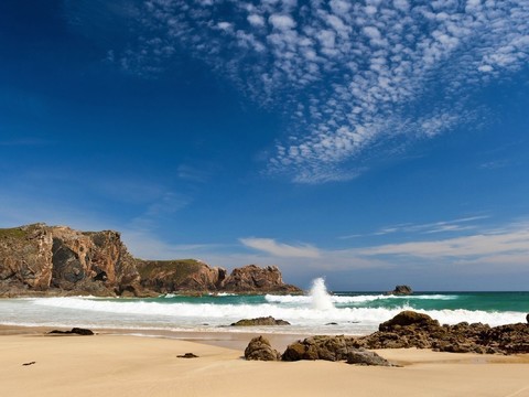 blue sky and sea