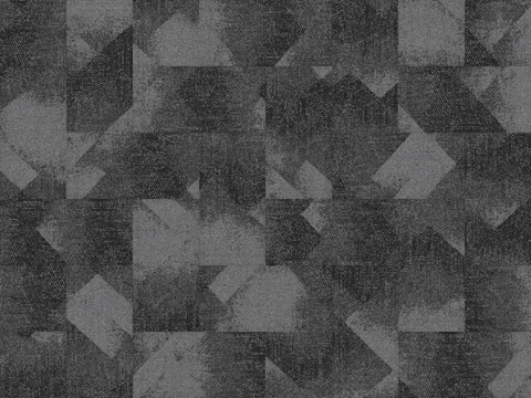 Seamless dark gray geometric office carpet