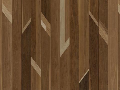 Simple parquet wood floor