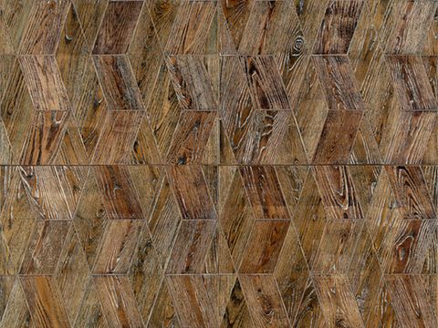 Vintage Parquet Wood Floor