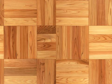 Rectangular Cross Paving Wood Flooring