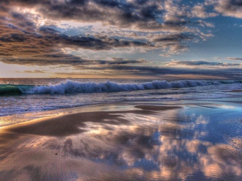 blue sky and sea