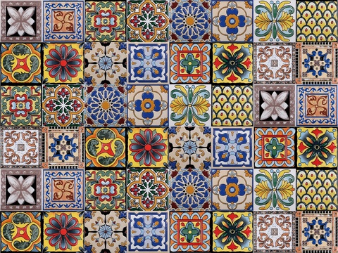 Nianga vintage color tiles