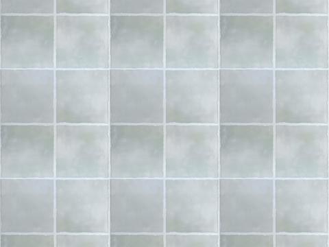 Vintage light gray mosaic tile