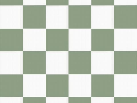 Modern Simple White and Green Plaid Tile