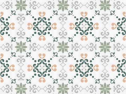 Nordic simple color small tiles