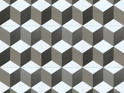 Generation Simple Black and White Parquet Tile Tile