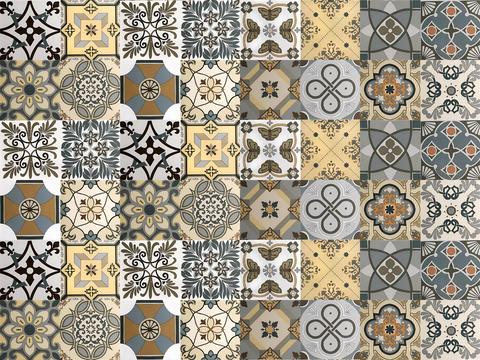 Nianga vintage color tiles