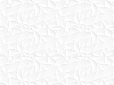 Macron bump wavy wall pure white