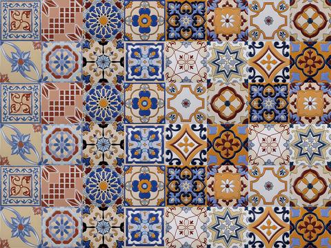 Nianga vintage color tiles