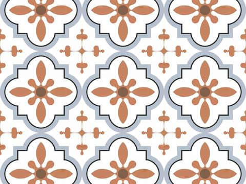 Vintage color mosaic tiles