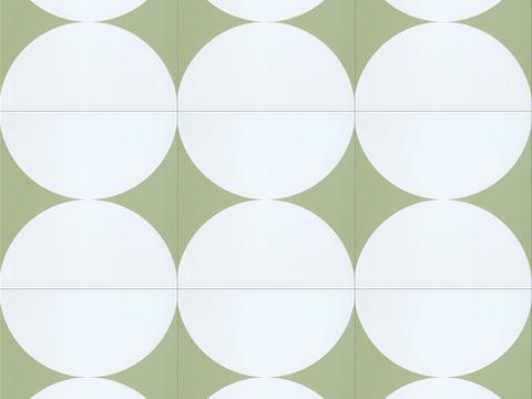 white green mosaic tile