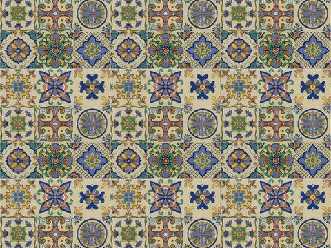 Nianga vintage color tiles