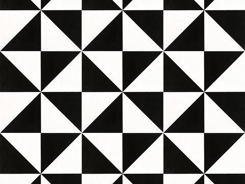 Modern black and white simple small tiles