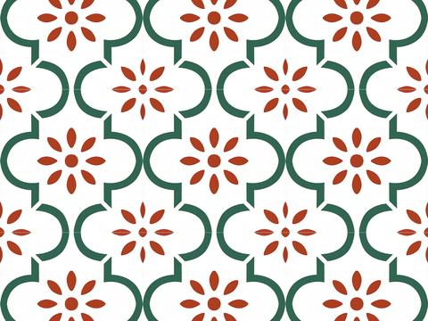 Moroccan vintage color tiles