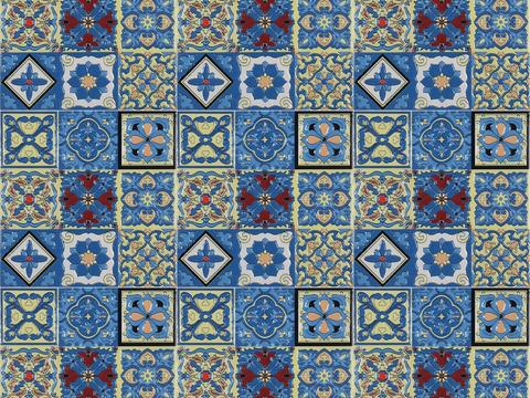 Nianga vintage color tiles