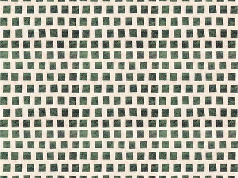 Nordic green plaid tiles