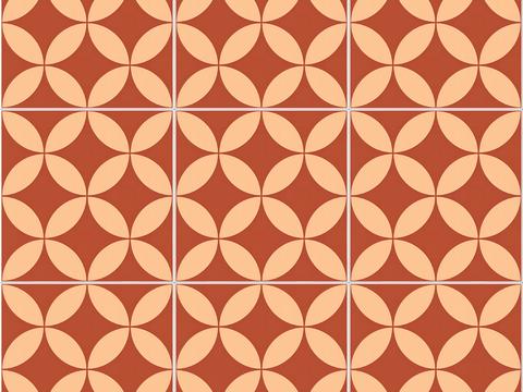 Color retro mosaic tiles